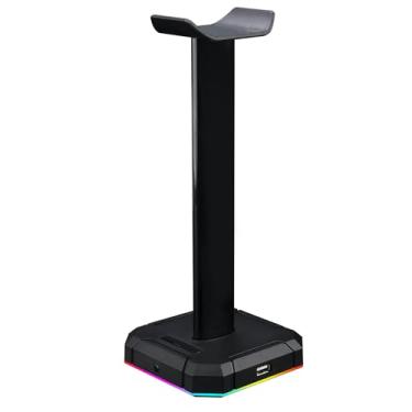 Imagem de Suporte para Headset e Hub USB Redragon Scepter Preto