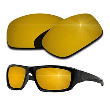 Imagem de Lentes de reposição polarizadas para Oakley Tincan - Revestimento espelhado dourado bronze