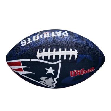 Imagem de Bola De Futebol Americano Wilson Nfl Team Logo Jr New England Patriots