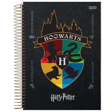 Imagem de Caderno Universitário 10 Matérias 200 Folhas Harry Potter Jandaia