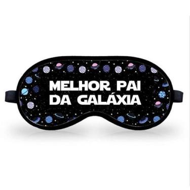 Imagem de Tapa Olho  Máscara De Dormir Melhor Pai Da Galaxia - Cine Couple