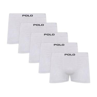 Imagem de Kit C/5 Cuecas Boxer Polo 781 Algodão Sem Costura - Sortido - POLO STA