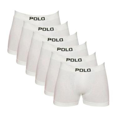 Imagem de Kit 6 Cuecas Polo 781 Algodão Boxer Sem Costura - Sortido - POLO STAR,