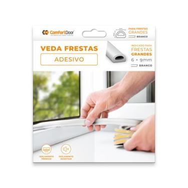 Imagem de  Veda Frestas Para Portas E Janelas 6mm Comfort Door 6 Metros , BRANCO