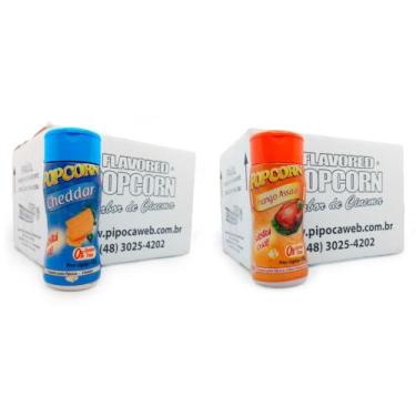 Imagem de Temperos Para Pipoca Cx 24 Un - Cheddar E Frango Assado - Flavored Pop