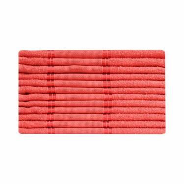 Imagem de KIt 12 Toalhas Lavabo Rekint Perfeito Estilo, Vermelho