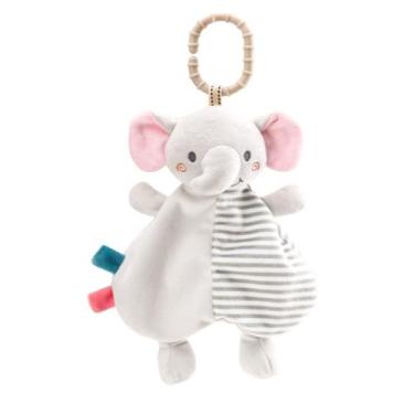 Imagem de Naninha Para Bebe Fofa Macia Soninho Tranquilo Elefante 30cm - Color B