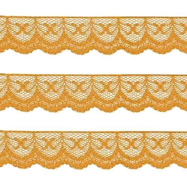 Imagem de Renda de Nylon Najar 1,0cm 900/2 Rolo com 50 Metros, Dourado 47