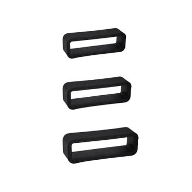 Imagem de JUNSDUKE Pacote com 9 pulseiras de relógio, pulseiras de silicone, pulseira de borracha, pulseira de reposição para relógios inteligentes masculinos, relógios esportivos, 18 mm/20 mm/22 mm cada, 3