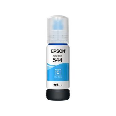 Imagem de Garrafa de Tinta Epson EcoTank T544 Ciano Original Refil, Ciano, 65ml