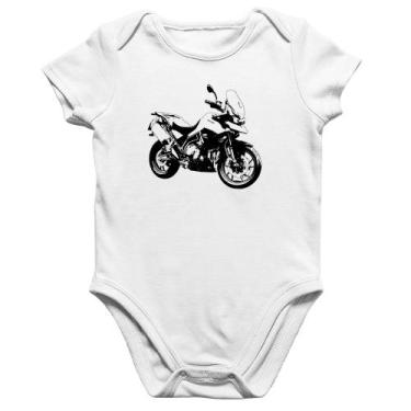 Imagem de Body Bebê Algodão Moto Tiger 900 GT Art - Foca na Moda, Branco, G
