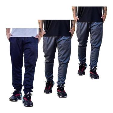 Imagem de Kit 3 Calças Jogger Malha Premium Neymar Inverno 2 Bolso 001 - KSFRENT