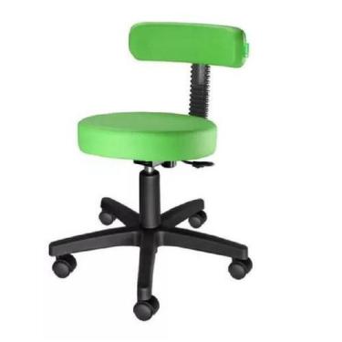Imagem de Cadeira Mocho Com Encosto Slim Verde - Urban