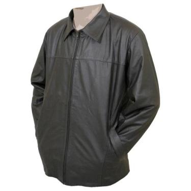 Imagem de Jaqueta de Couro Masculina SV4014 - Preto - Selaria Vertentes, GG
