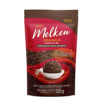 Imagem de Confeito melken granulé 130g harald, MEIO AMARGO