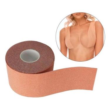 Imagem de Sutia Invisivel Adesivo Levanta Seios Peito Push Up Não Cai - Boob Tap