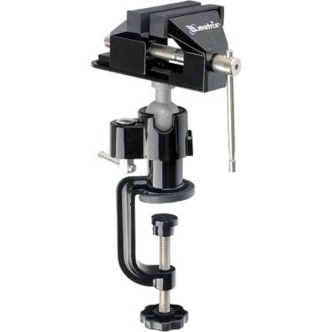 Imagem de Mini Torno Morsa Articulada De Bancada Suporte Furadeira Mtx