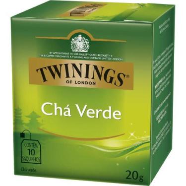 Imagem de Twinings of london sabor chá verde 20g - 10 saquinhos