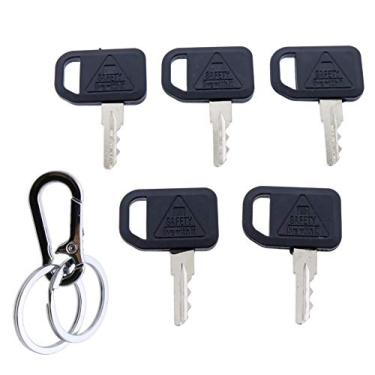 Imagem de JEENDA 5PCS Ignition Keys AM131841 for John Deere 300 400 GT GX LX Series 130 160 165 Gator 4X2 6X4 Gator Key