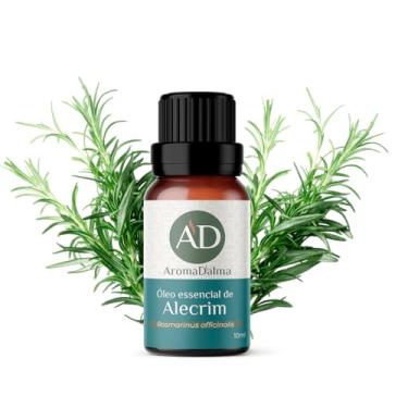 Imagem de Óleo Essencial De Alecrim 100% Puro - 10ml - Perfeito Para Difusores, Aromaterapia e Cuidados Pessoais I Aroma Herbal, Adstringente e Energético I Aroma D'alma