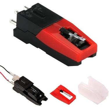 Imagem de Agulha de toca-discos de vinil com cartucho cartucho universal toca-discos toca-discos Agulha de substituição para toca-discos de vinil LP fonógrafo