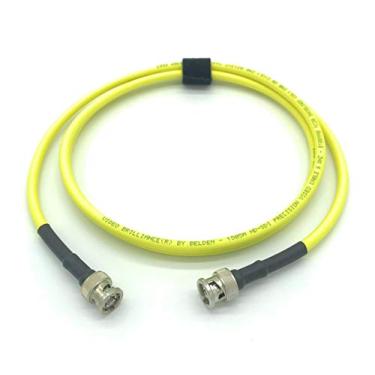 Imagem de Cabo de patch AV-Cables 3G/6G HD SDI BNC Belden 1505A RG59 - Amarelo, Amarelo, 100ft