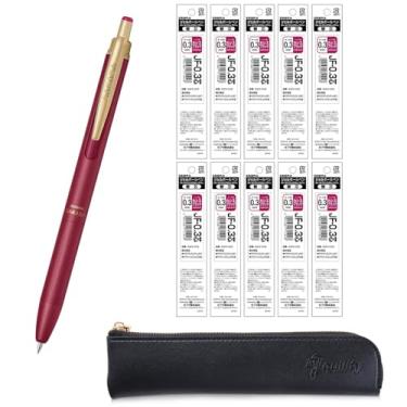 Imagem de QULLITY ZEBRA SARASA GRAND Caneta esferográfica de gel 0,3 mm preta + 10 recargas, capa fina preta original