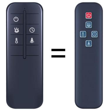 Imagem de RETROSUN Novo controle remoto de substituição compatível com lareira elétrica Greentouch Fullerton 10180SB-28-254 10180SB-28-256 10180SB-28-257
