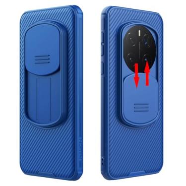 Imagem de teroxa Capa Honor Magic 7 Pro com capa para câmera, airbag de cantos, à prova de choque, capa protetora deslizante para lente Magic7 Pro (azul)