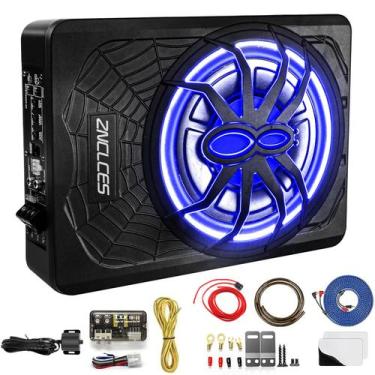 Imagem de Subwoofer de carro Znclces 2025 atualizado 10 1200 W Slim Under Seat