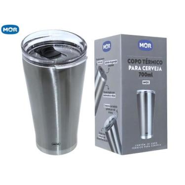 Imagem de Copo Térmico Mor 700ml - Várias Cores, Cor Inox