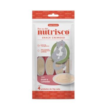 Imagem de Petisco para Gatos Snack Cremoso Nutrisco Sabor Atum e Camarão 56g