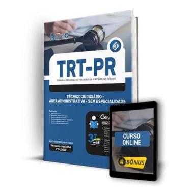 Imagem de Apostila TRT-PR - Técnico Judiciário - Área Administrativa - Sem Espec