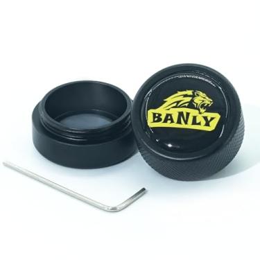 Imagem de Banly Suporte redondo de giz de piscina, suporte de giz portátil para tacos de sinuca, mini suporte magnético de giz de bilhar, caixa de giz para tacos de bilhar, caixa de recipiente para ferramenta