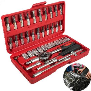 Imagem de Kit Ferramenta jogo de chave catraca completo com maleta  - FELSEN