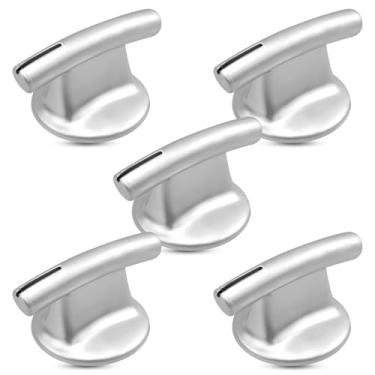 Imagem de ULZOZN Puxador de fogão adequado para Jenn Air Stove JGD8430ADF JGD8430ADS JGD8430ADB14 JGD8430ADN15, botão de fogão substitui 7737P245-60 AP4096663 AP5670739 AP6011516663 ER7400 07918 ER7737P245-60