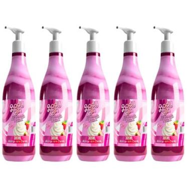 Imagem de Kit 5 Mix Gel Creme BODY GIRL Beijável Morango Pélvico Atac - Sofistic