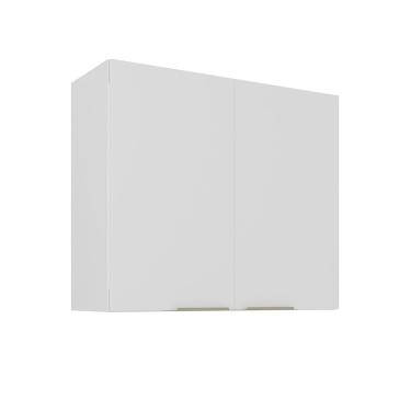 Imagem de Armário Aéreo Duplo Itatiaia Renova com 2 Portas, 1 Prateleira e 80cm de largura - Branco Neve