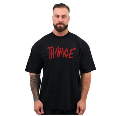 Imagem de Camiseta Oversized Camisa Masculina Treino Academia 100% algodão - Str