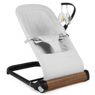 Imagem de Cadeira Baby Bouncer ToRun Confortável - Suporte Cinza Claro