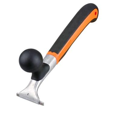 Imagem de Raspador de carboneto ergonômico premium, raspador de tinta resistente, raspador de madeira e piso para remover verniz, cola, ferrugem, tinta, resina, esmalte seco, manchas, massa e arranhões