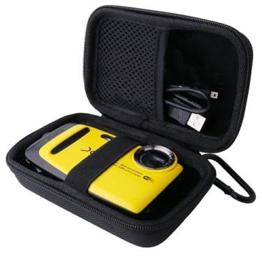 Imagem de WERJIA capa rígida de viagem em EVA para câmera digital Fujifilm FinePix XP120/130/140/80/90, Preto