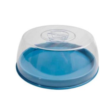 Imagem de Boleira Tampa Acrílica Transparente Prato Porta  Bolo Confeitaria Doce