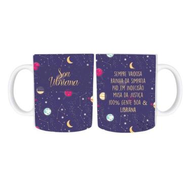 Imagem de Caneca Temática Signo Libra 3 Cerâmica 325Ml