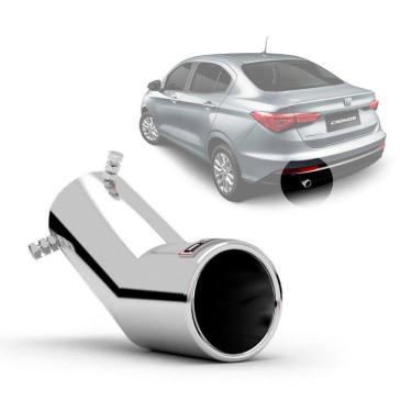 Imagem de Ponteira Esportiva Para Escapamento Outs Cronos Inox Classic