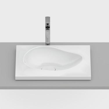 Imagem de Kit 2 Cubas de Sobrepor 62x44,5cm Ruy Ohtake Roca Branco