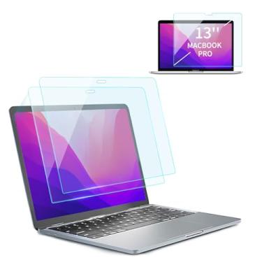 Imagem de Seorsok Pacote com 2 protetores de tela antiluz azul de alta definição para MacBook Pro 13 polegadas (2016-2022, M1, M2), filtro antirreflexo e bloqueador de UV, proteção ocular para laptop Mac 13