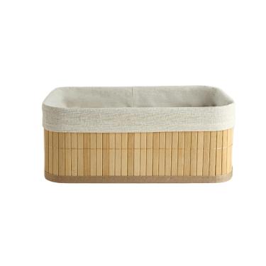 Imagem de Cesto Nature Retangular Bambu 20x12cm - A\CASA
