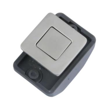 Imagem de Generic Fechadura de Botão para Móveis, cinza