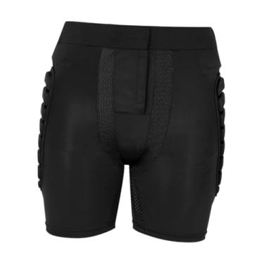 Imagem de YIJU Patinação de figuras shorts acolchoados equipamentos protetores Suporte de quadril Protetor de espinha para snowboard , Xxxl Spandex